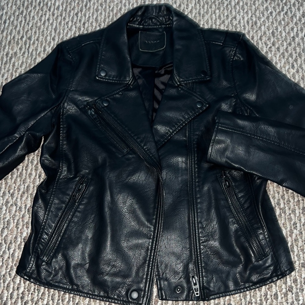 Blank NYC vegan leather Moro jacket